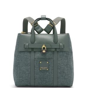 NWT! Henri Bendel Gray Mini Convertible Jetsetter